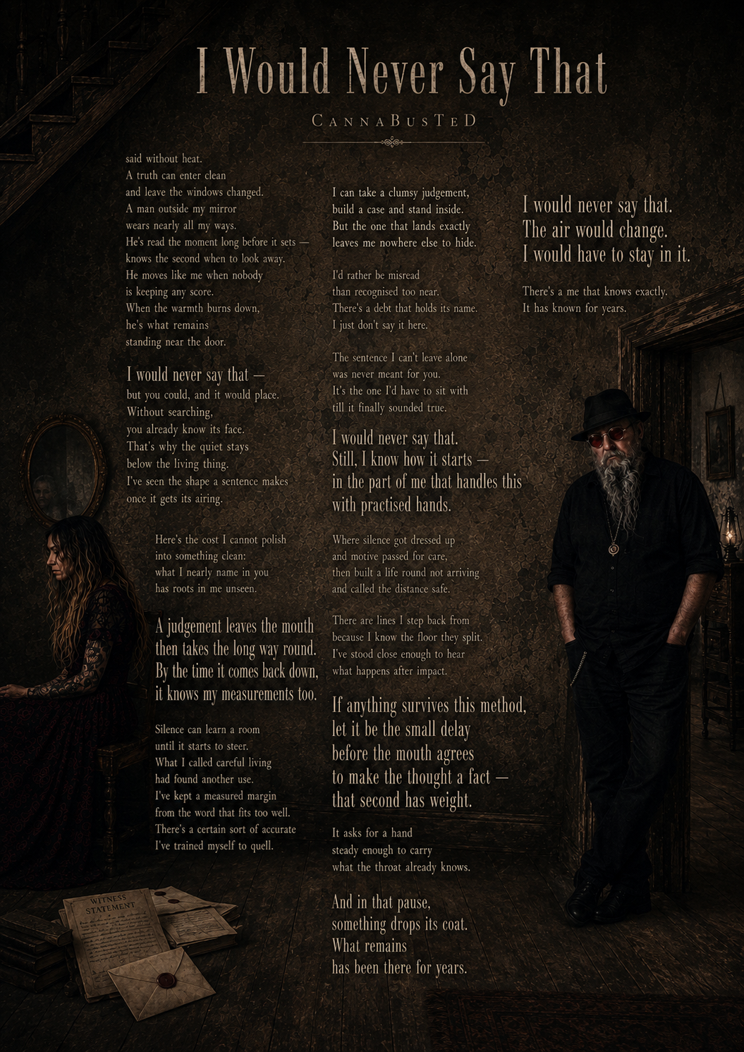 I Would Never Say That — My Fake Lyrics page eight — continued