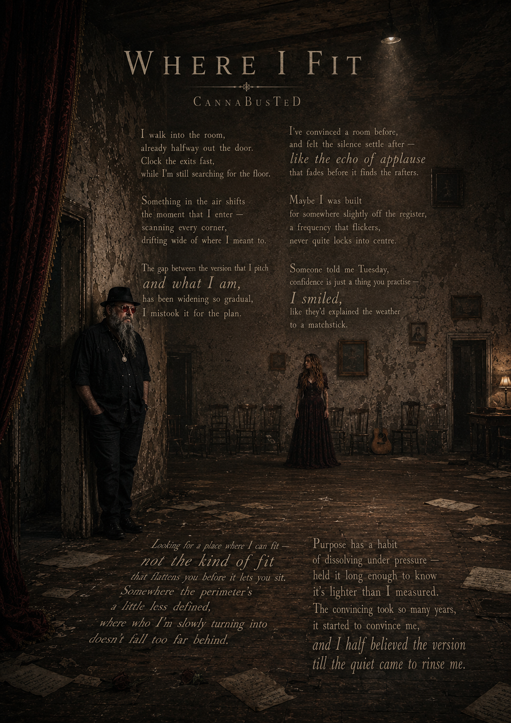 Where I Fit — My Fake Lyrics page three