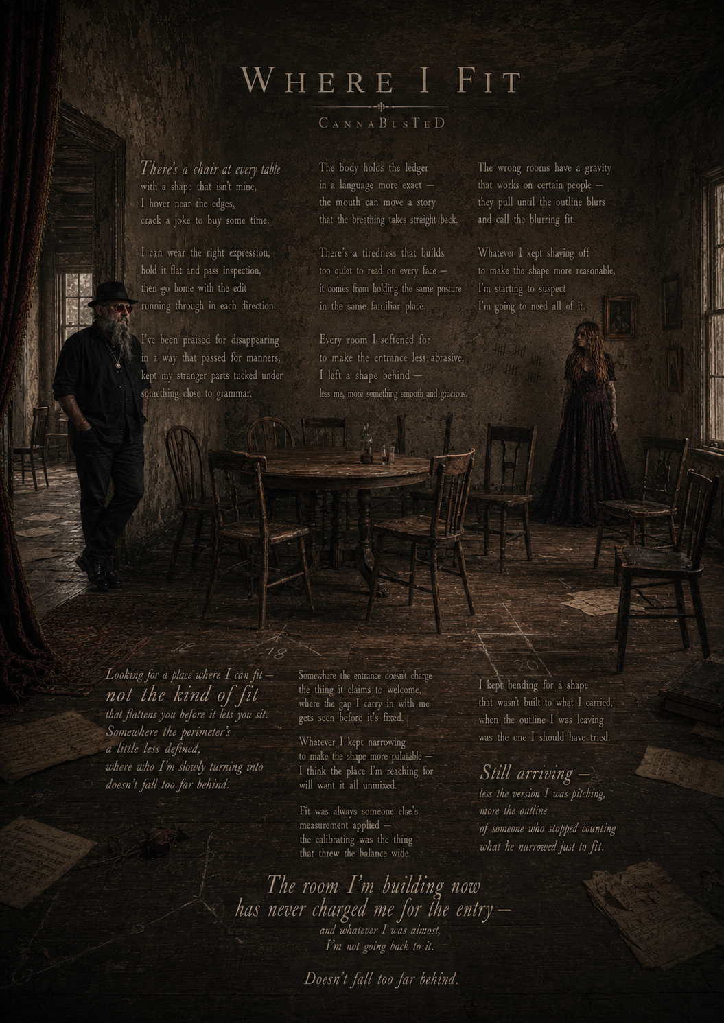 Where I Fit — My Fake Lyrics page four — continued